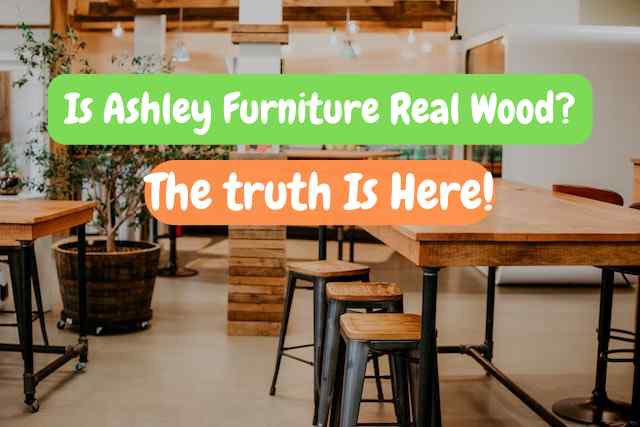 Is Ashley Furniture Real Wood?